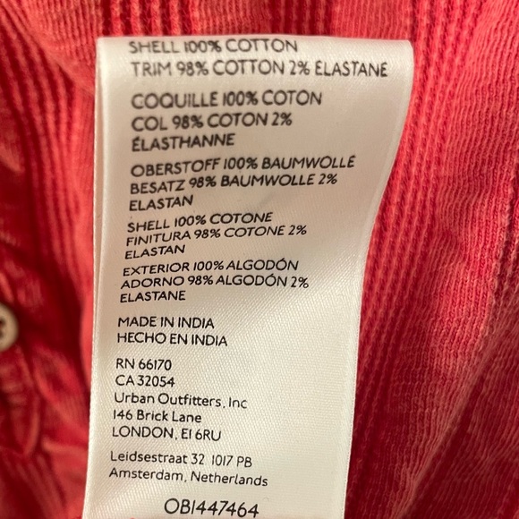 Free People Wild Hearts Henley Long Sleeve Thermal Top Orange Size Extra Small - Picture 7 of 8